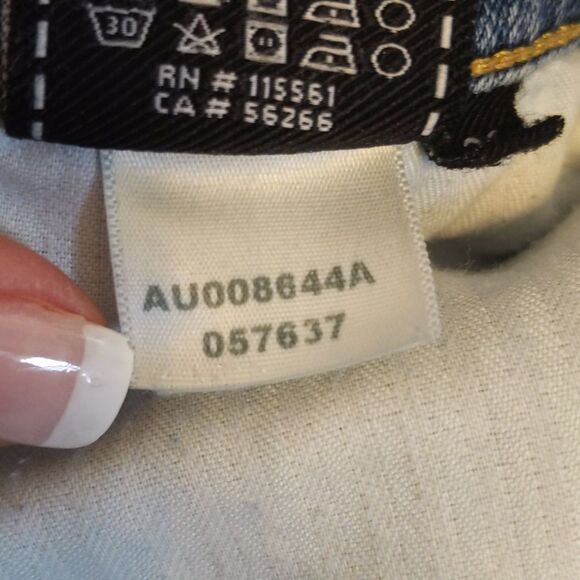 7 for all Mankind Josefina skinny boyfriend distressed button fly jeans 26 - Picture 9 of 11